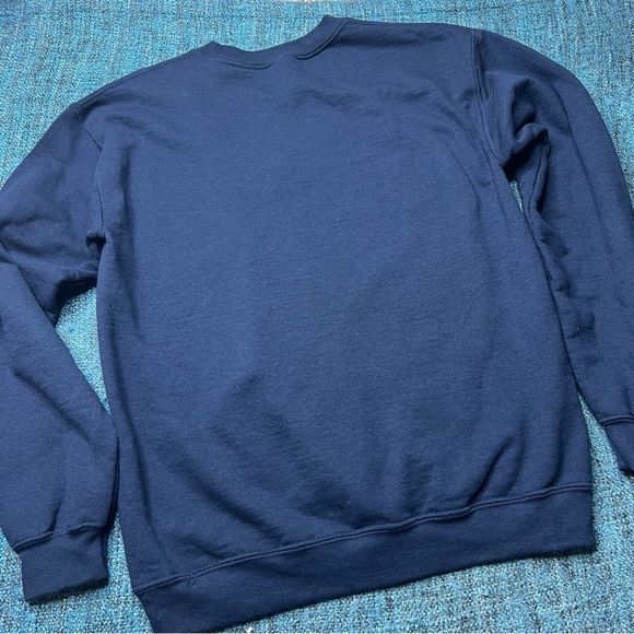 Ford Built Tough F-150 Mustang Bronco Cobra Racing Crewneck Sweatshirt in Navy - Picture 3 of 5